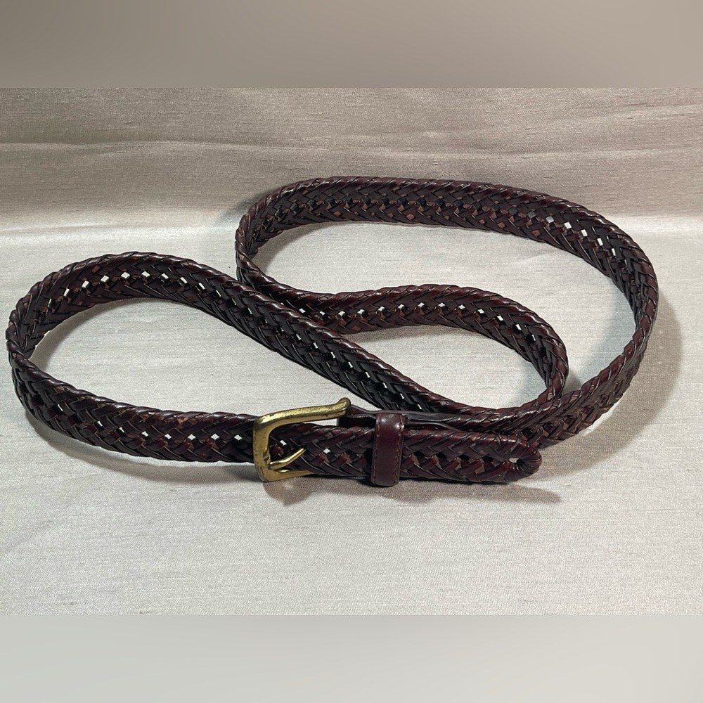 Braided Belt - Brown